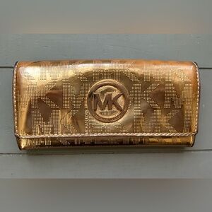Michael Kors Shimmering Metallic Wallet